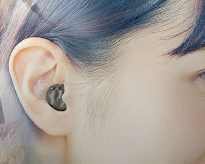 Phonak Virto Paradise hearing aid &mdash; Side view (placeholder, final product photos to be added)